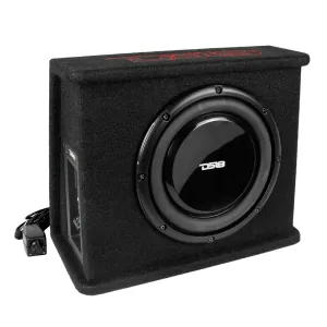 DS18 Shallow Subwoofer 10" Bass Package 700 Watts with Built in Amplifier SB10A