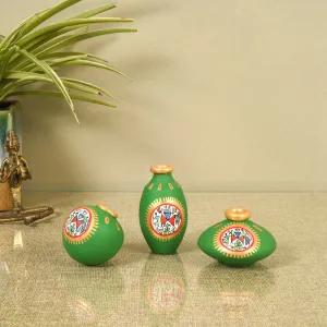 Enjora Handpainted Vase - Set Of Three