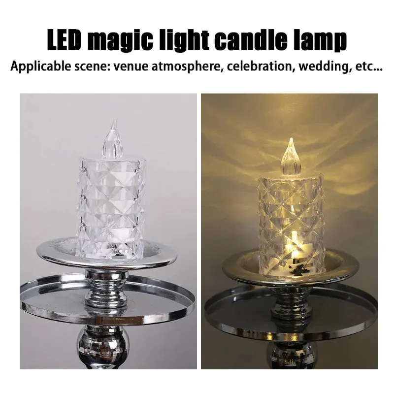 Flameless Transparent LED Candlelight