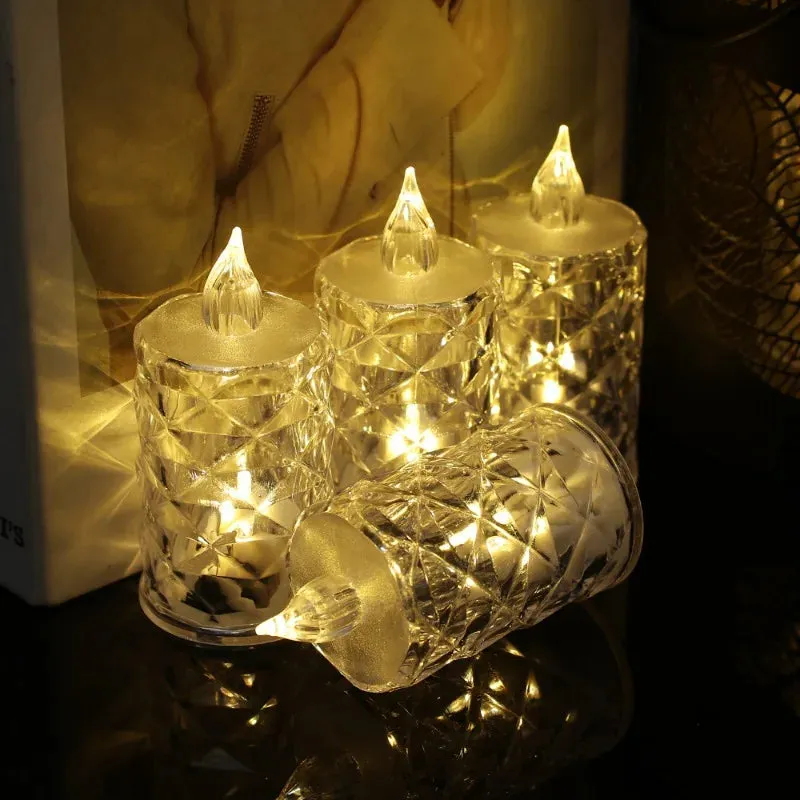 Flameless Transparent LED Candlelight