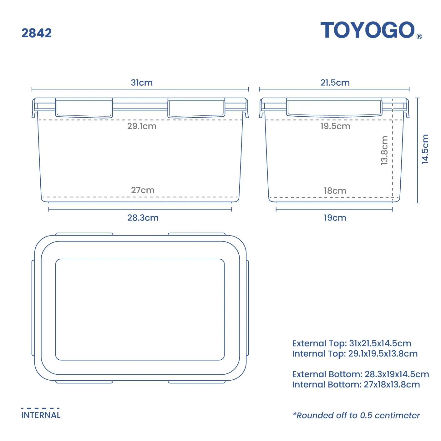 FRESH & TIGHT CONTAINER RT2 (2842)