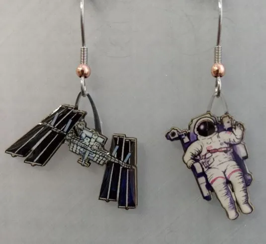 International Space Station Earrings