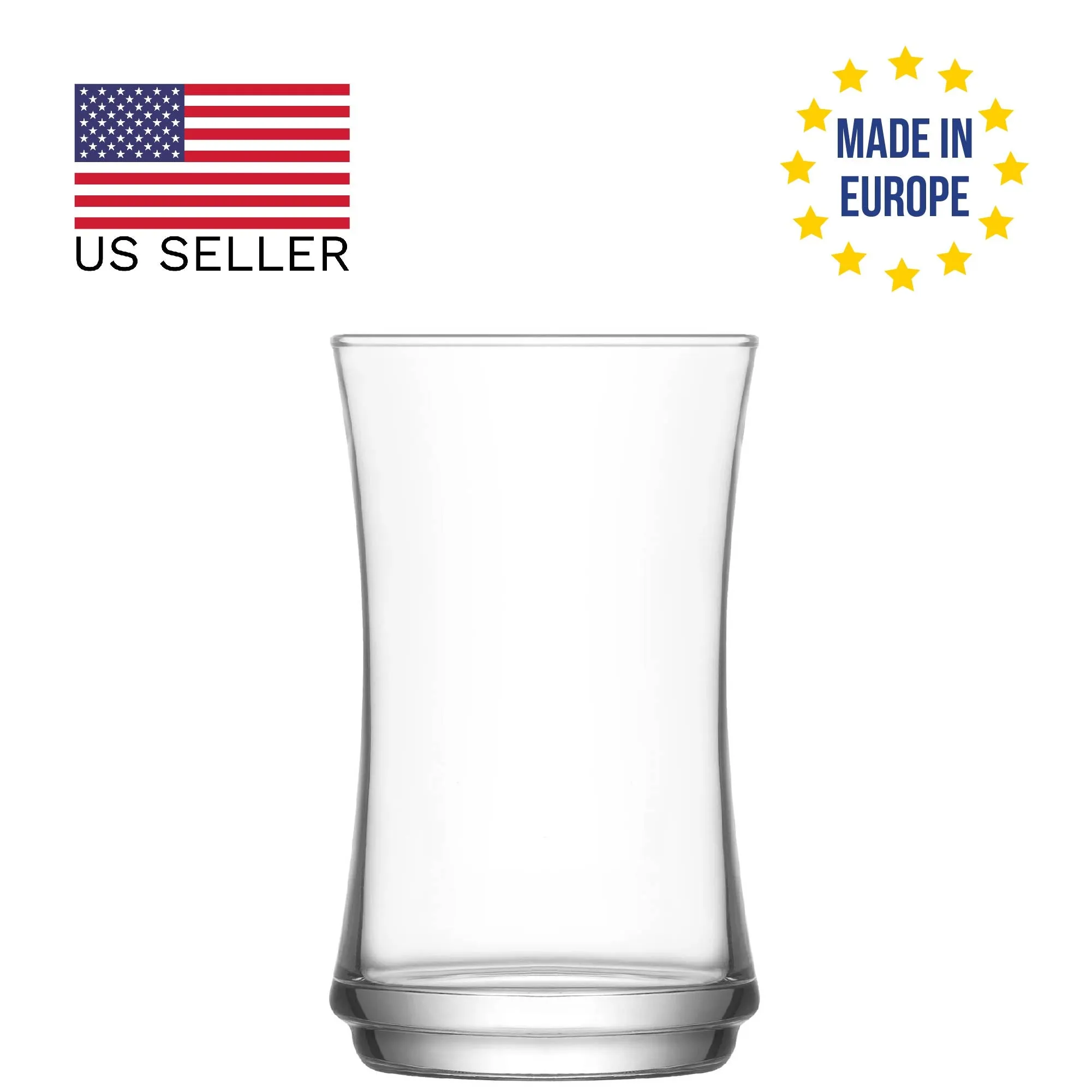 Lav Lune Highball Glass Set, 6 Pcs, 12.25 Oz (365 cc)