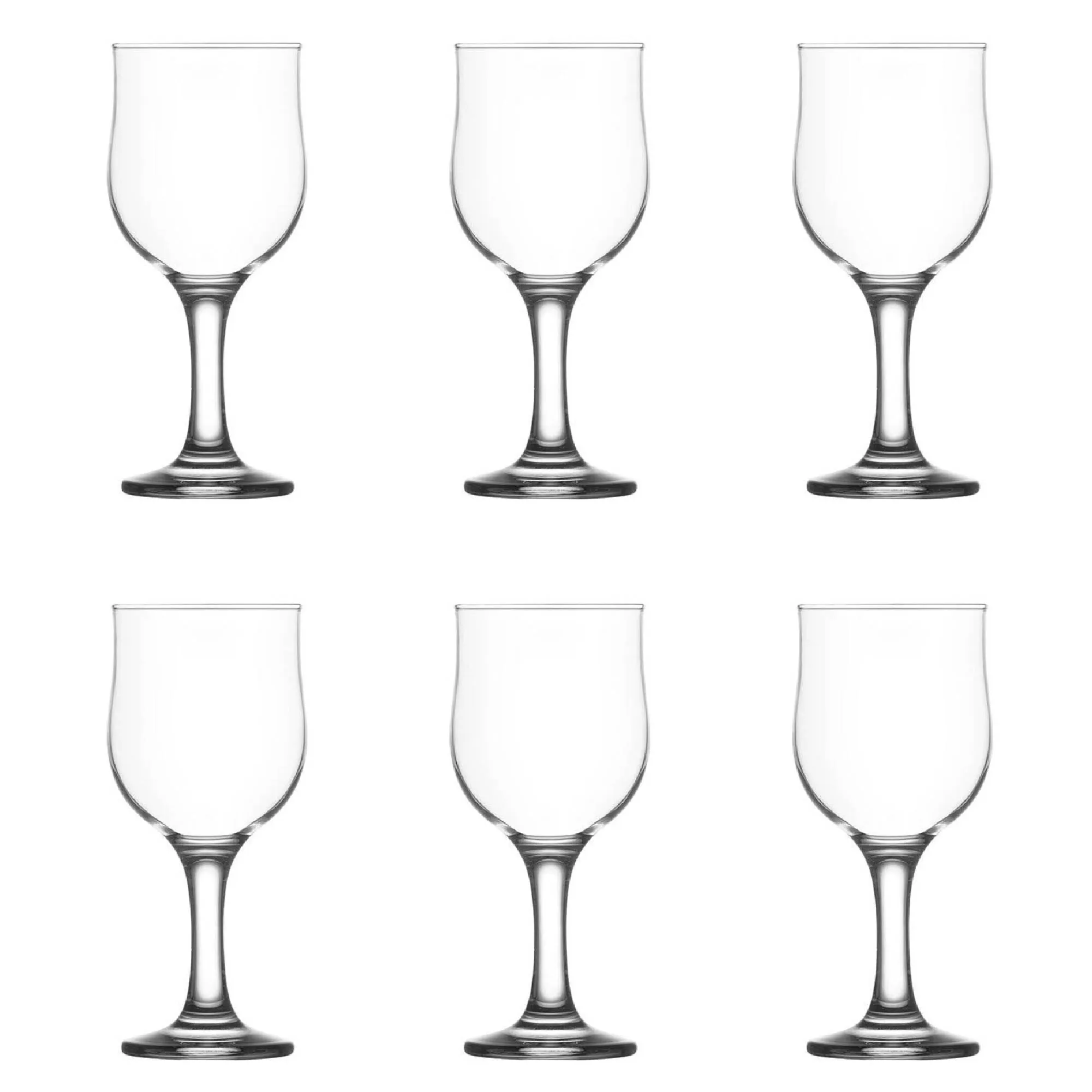 Lav Nevakar All Purpose Glass Set, 6 Pcs, 12 Oz (355 cc)