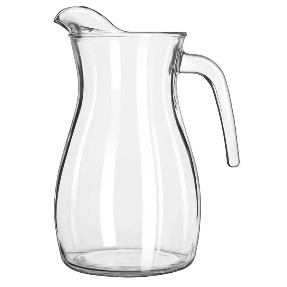 Libbey 13112221 50.75 oz. Curvy Glass Pitcher - Case of 6 Pcs