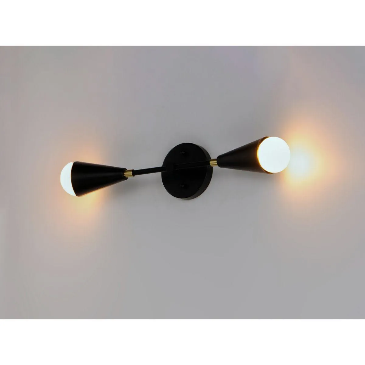 Lovell 18 In. 2 Lights Vanity Light Black Finish