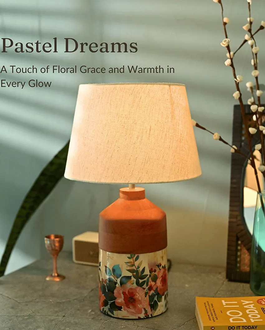 Luminous Elegance Pastel Flora Table Lamp