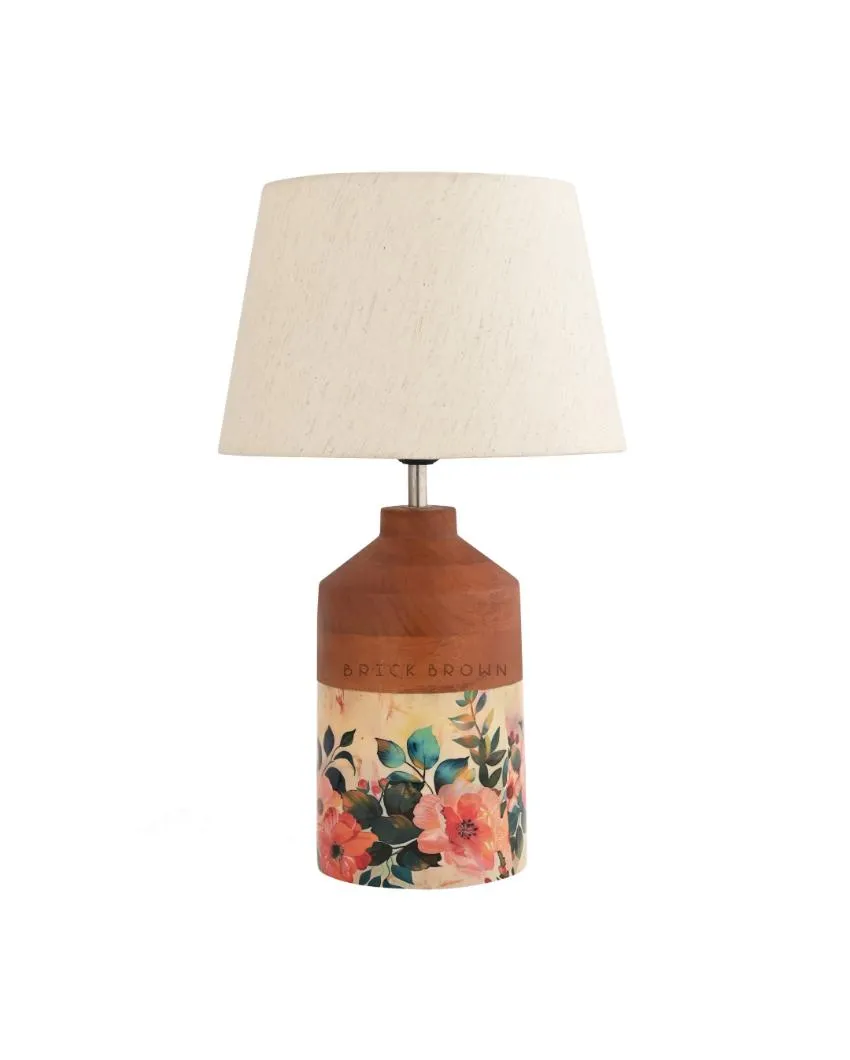 Luminous Elegance Pastel Flora Table Lamp