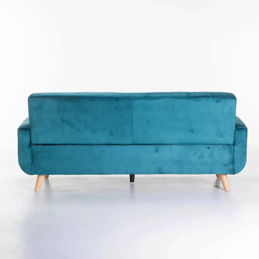 LUNA VELVET 3 SEATER COUCH