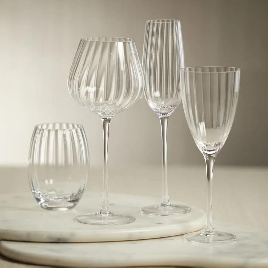 Madeleine Optic Glassware Collection - Clear