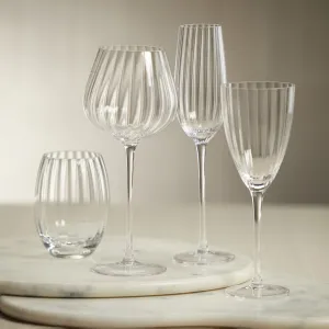 Madeleine Optic Glassware Collection - Clear