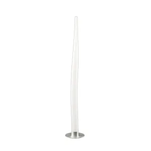 Mantra M1735 Estalacta Floor Lamp 1 Light GU10 Small Indoor/Outdoor Silver/Opal White