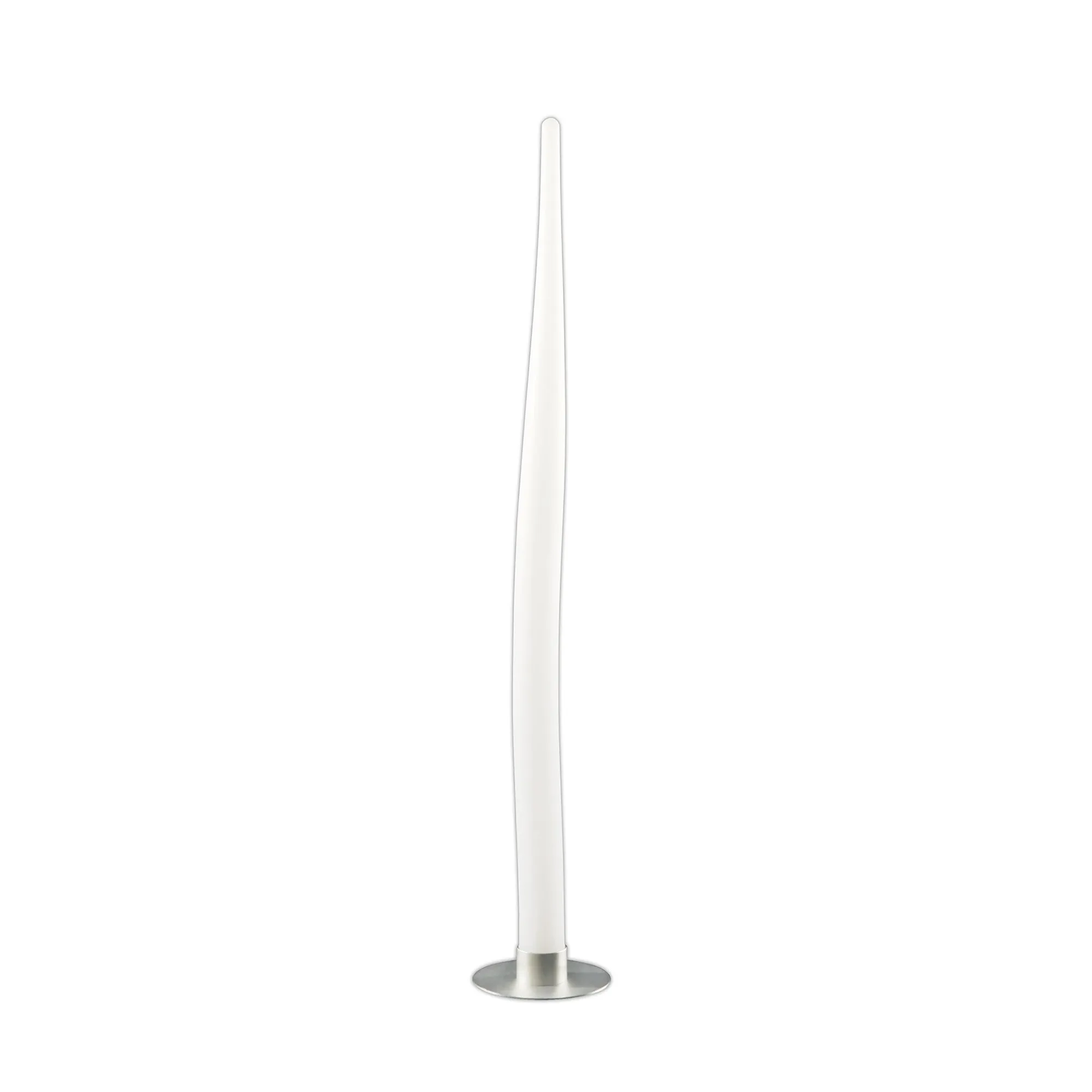 Mantra M1735 Estalacta Floor Lamp 1 Light GU10 Small Indoor/Outdoor Silver/Opal White