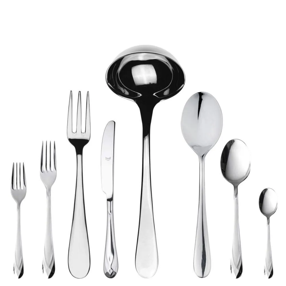 Mepra Diamante 75-piece flatware set stainless steel