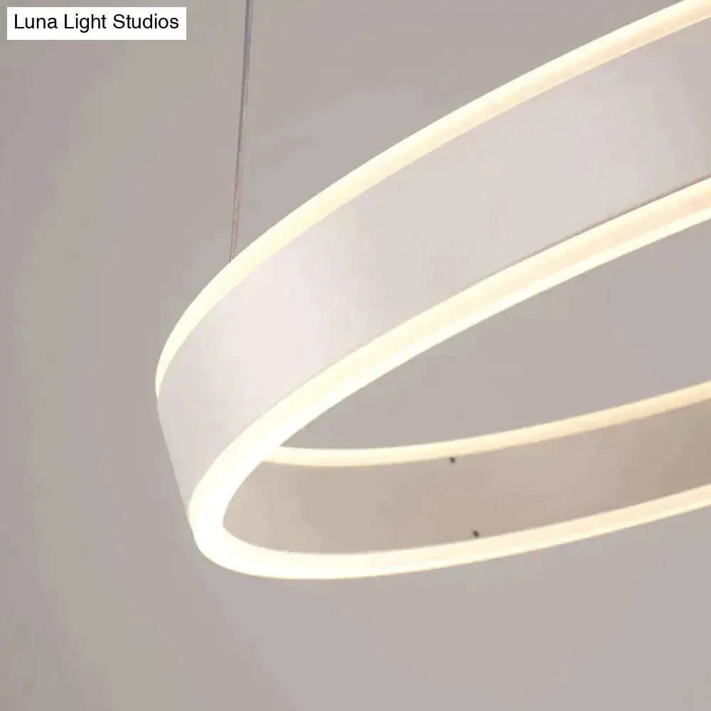 Modern Led Ring Pendant Lights For Dinning Room Living Room Restaurant Kitchen Luminaire Suspended Pendant Lamp