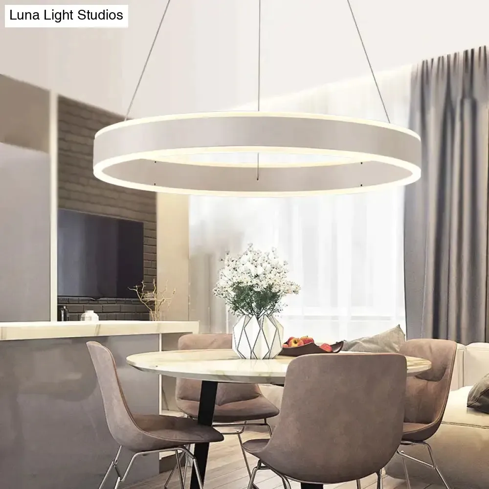 Modern Led Ring Pendant Lights For Dinning Room Living Room Restaurant Kitchen Luminaire Suspended Pendant Lamp