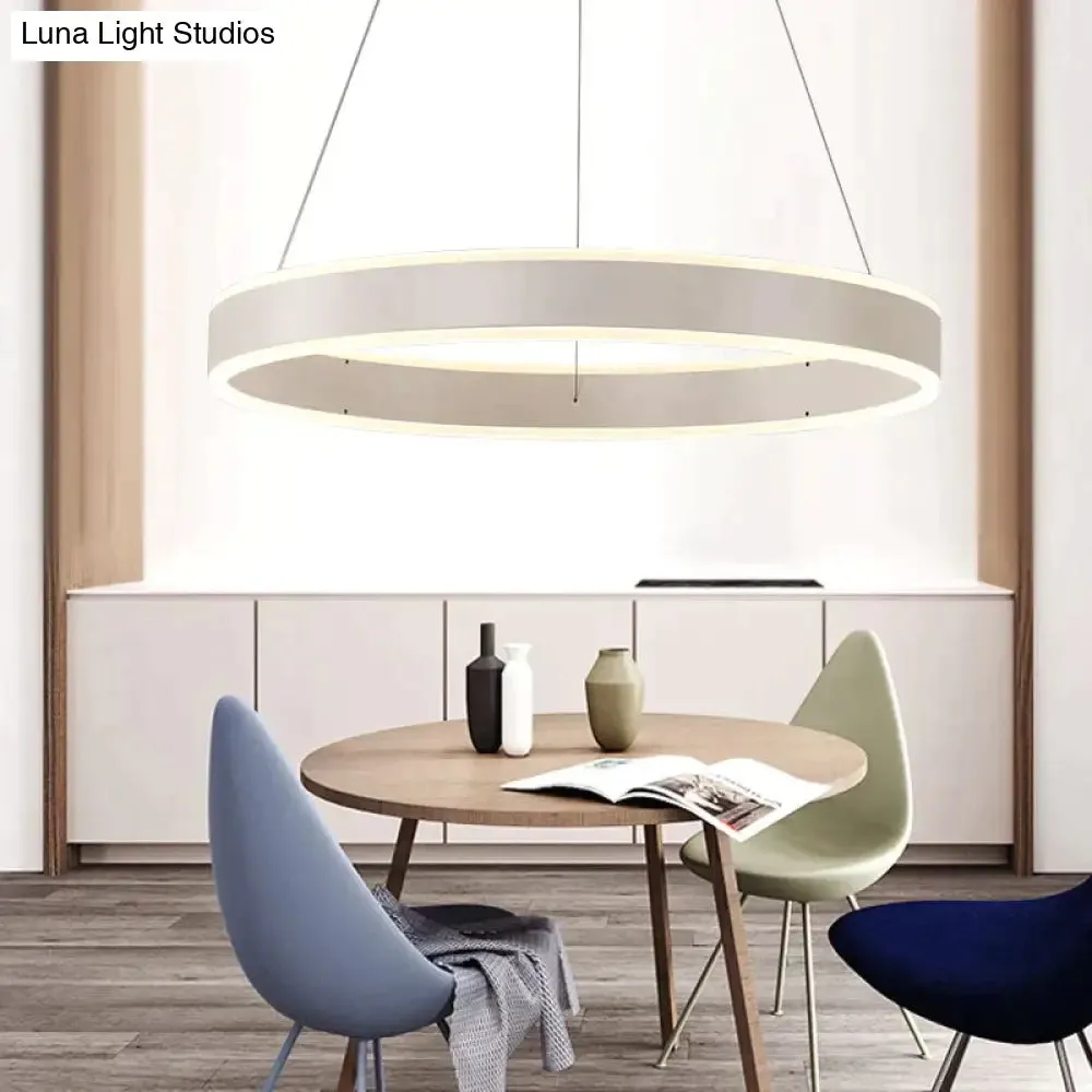 Modern Led Ring Pendant Lights For Dinning Room Living Room Restaurant Kitchen Luminaire Suspended Pendant Lamp