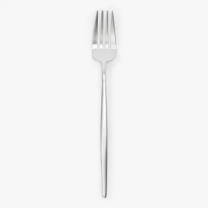 Moon Dinner Fork Brushed Stainless Steel