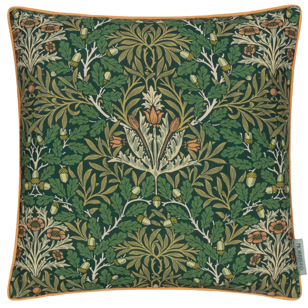 Multi Acorn Printed Outdoor Cushion Forest/Leaf Green