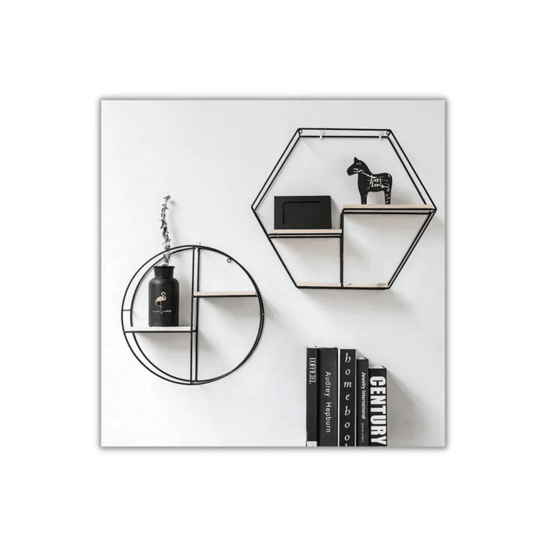 Nordic Style Metal Shelf