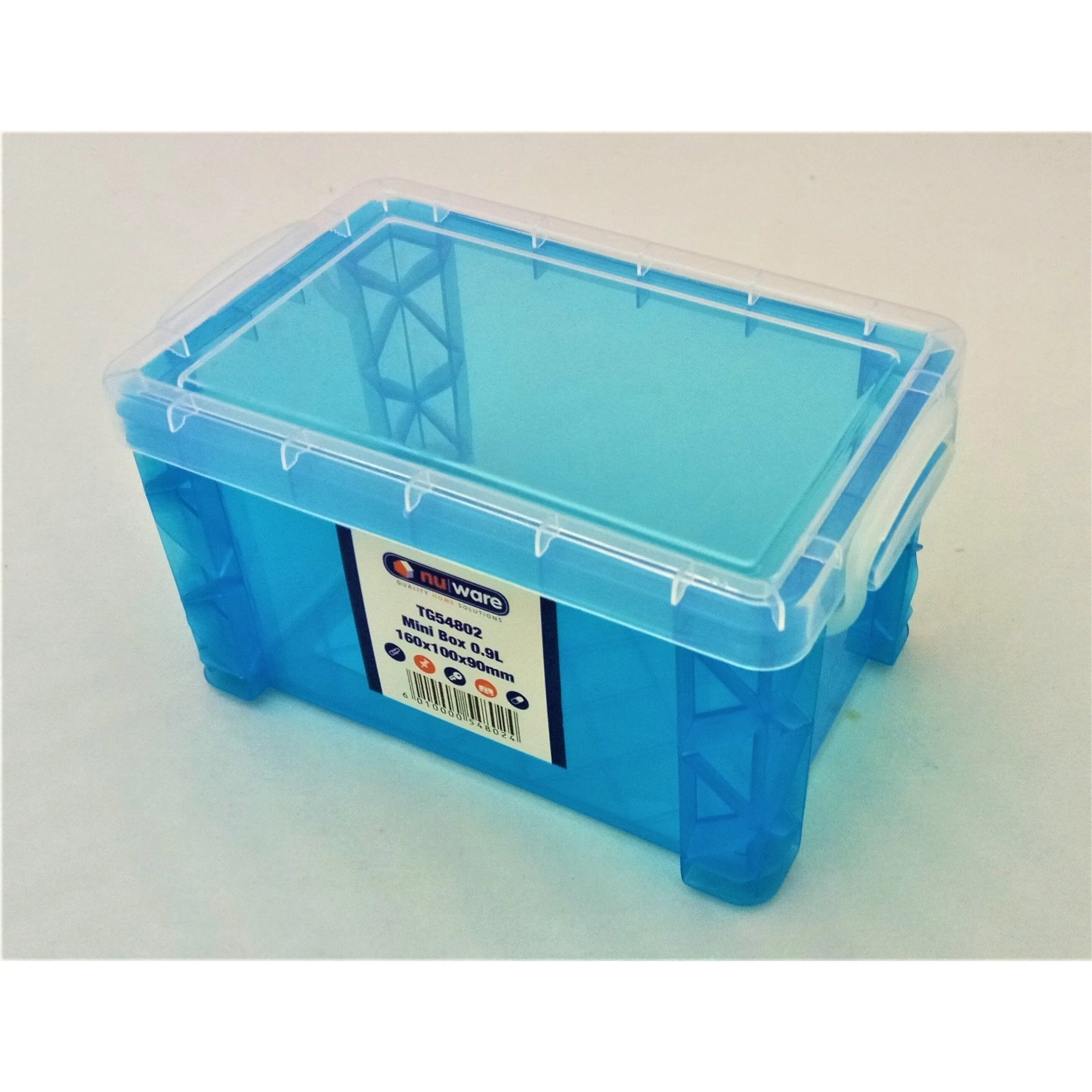 Nu ware Plastic Storage Utility Container Box Mini 0.9L 160x100x90mm