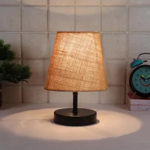 Otravo Table Lamp With Jute Shade  - Beige