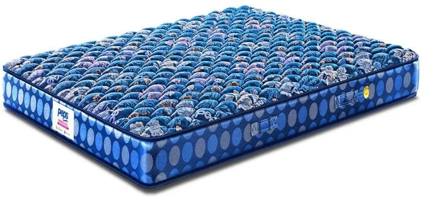 peps Springkoil Bonnell 10-inch Double Size Spring Mattress (Dark Blue, 75x66x10)