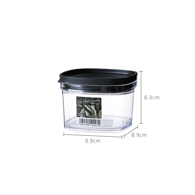 Plastic Air-tight Container Inomata Mini Keep Fresh Airtight Organising Plastic Container, 220ml (Pack of 2)