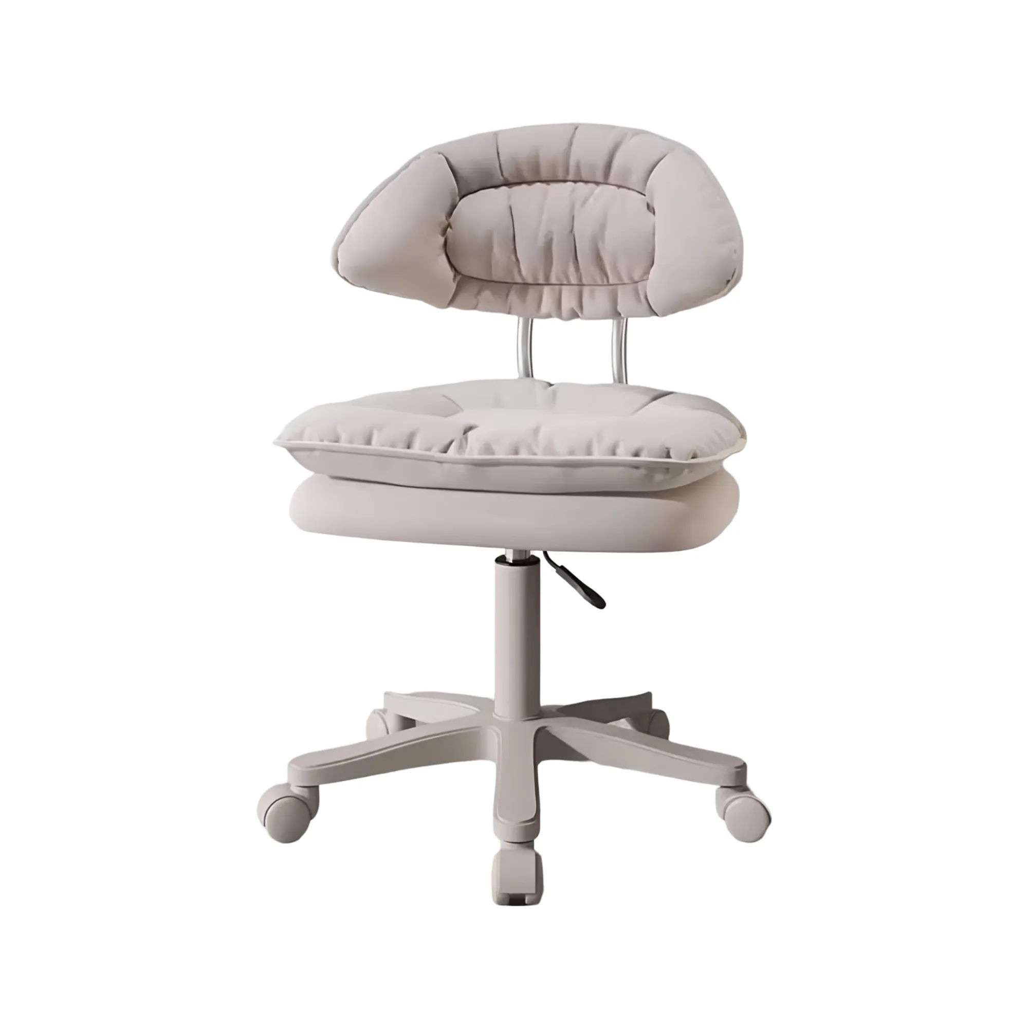 Professional Ergonomic Hairdressing And Makeup Leather Swivel Cushion Chair Jg20375384-Beige