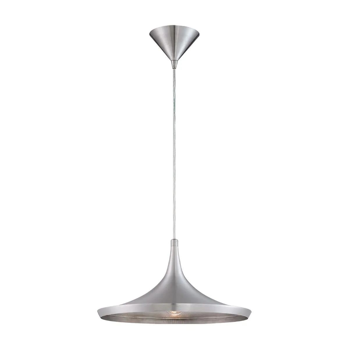 Ramos 14 in. Pendant Light Nickel finish