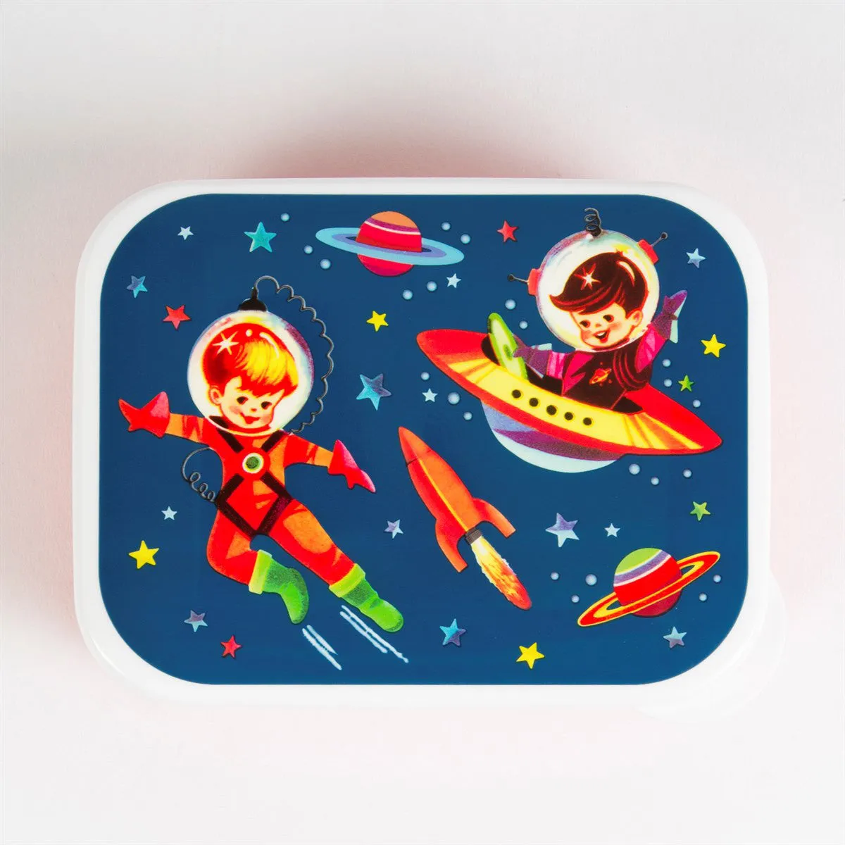 RJB Stone Retro Space Rectangular Lunch Box