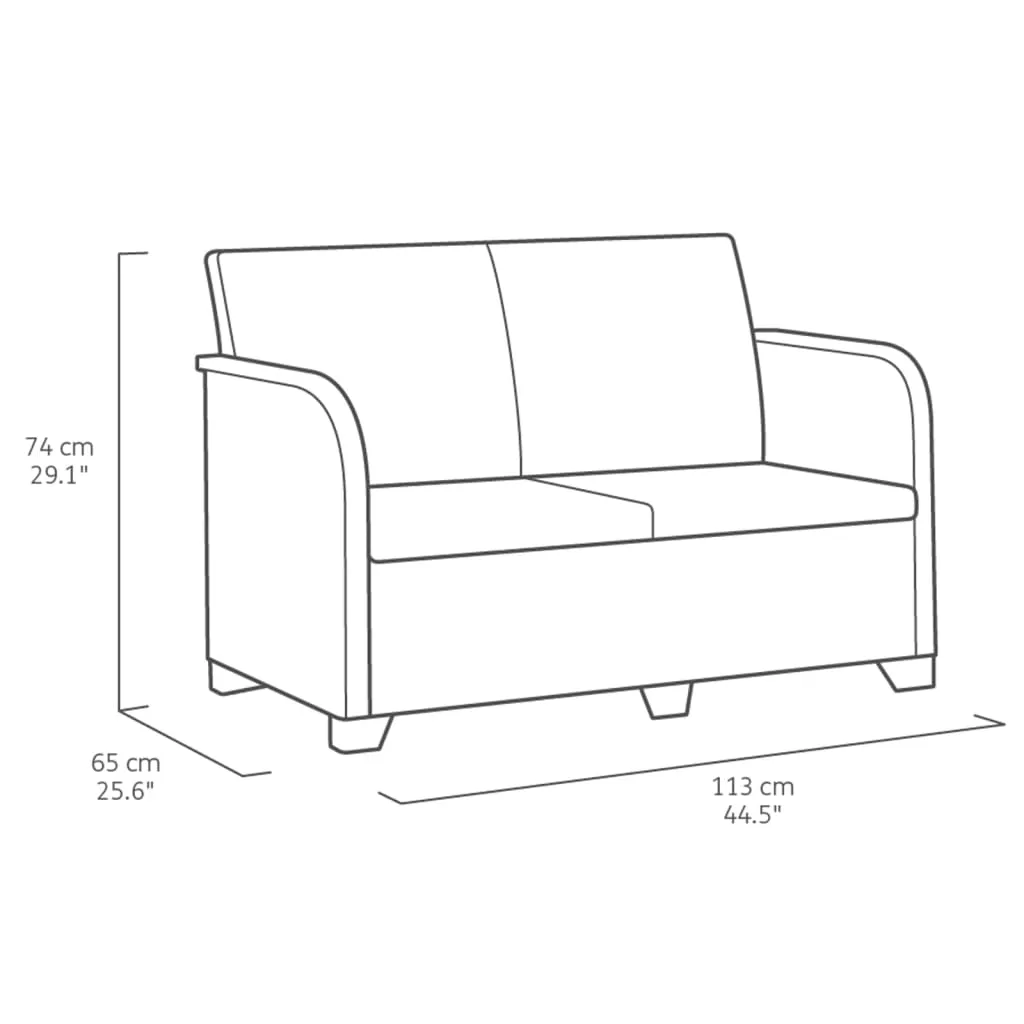 Rosalie 2 seater Sofa