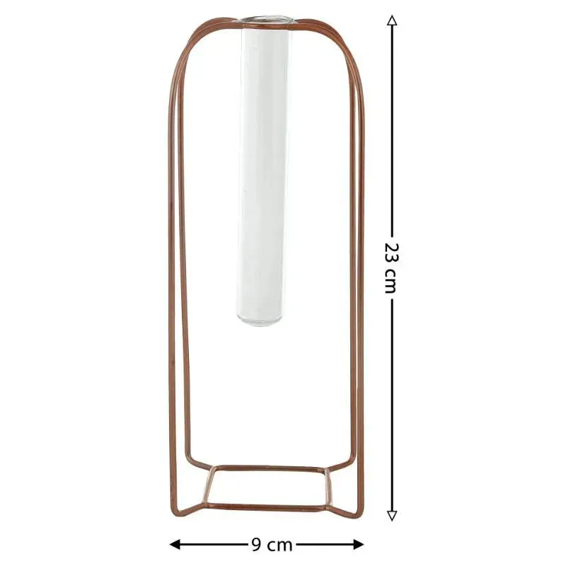 Rose Gold Test Tube Vase