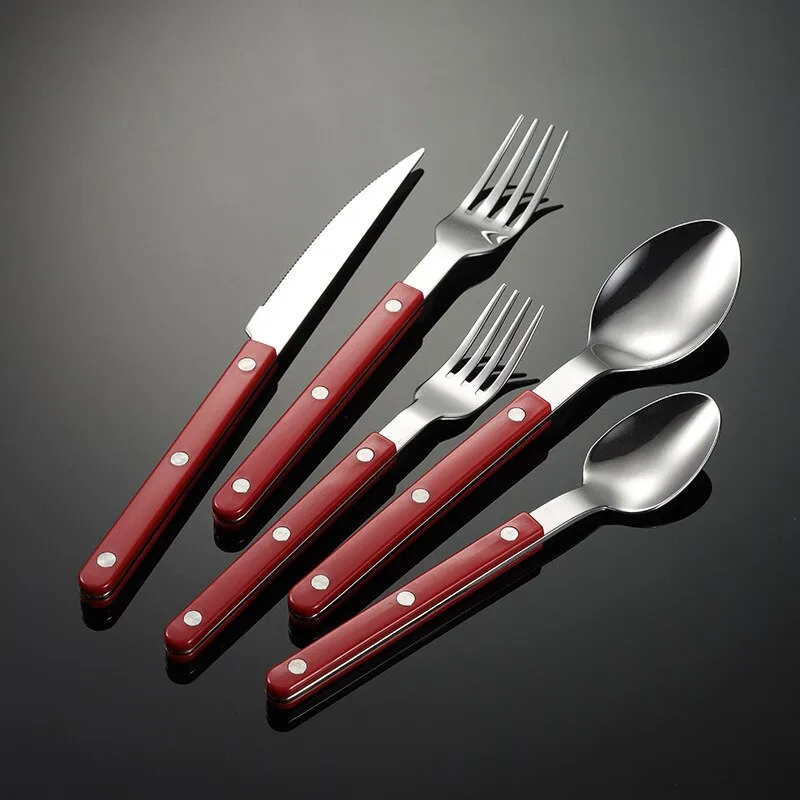 Skol Retro Flatware in Brushed Stainless Steel