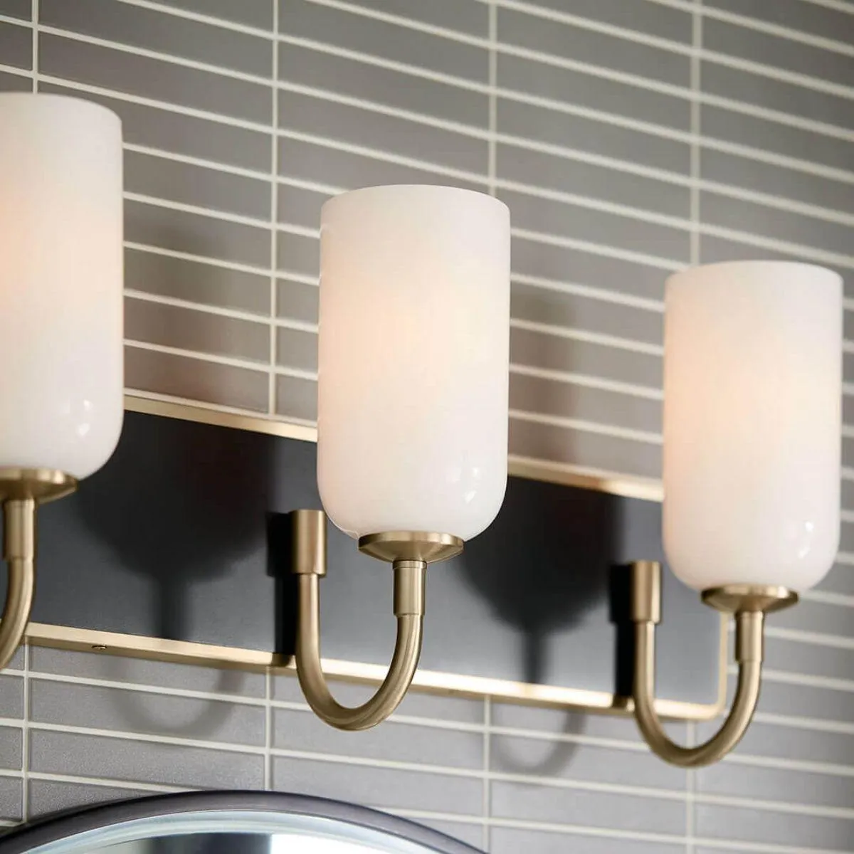 Solia 24 in. 3 Lights Vanity Light Champagne Bronze Finish