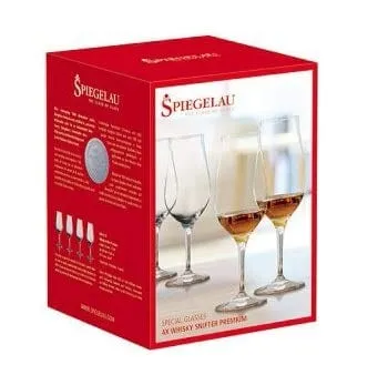 Spiegelau Premium Whiskey Snifter Set of 4 - European-Made Crystal, Modern Whiskey Glasses, Dishwasher Safe, Professional Quality Cocktail Glass Gift Set - 9.5 oz