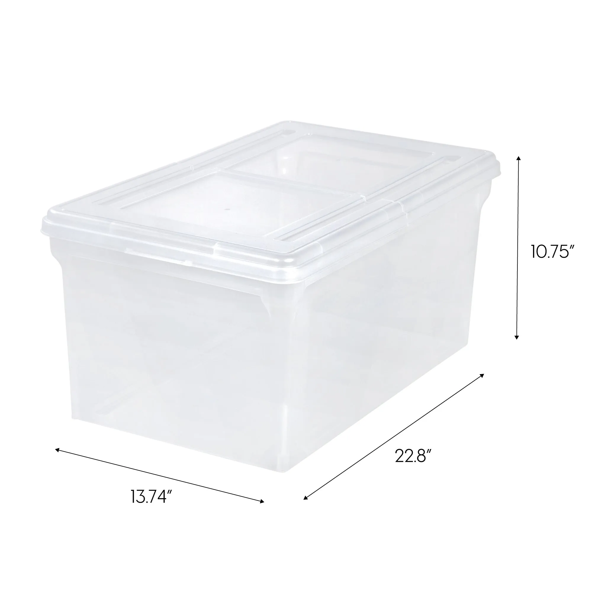 Split-Lid Letter Size File Box - 5 Pack