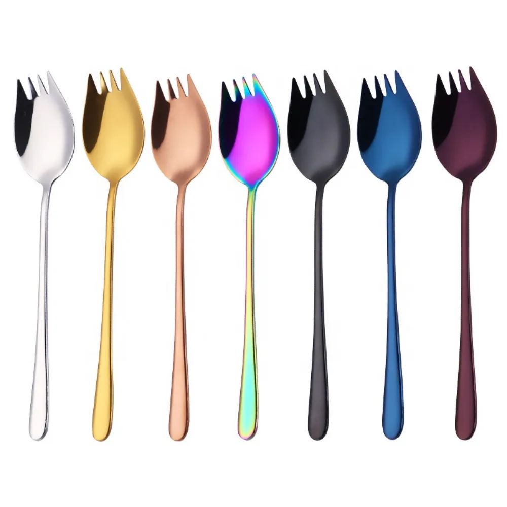 Stainless Steel Colorful Spork Utensil