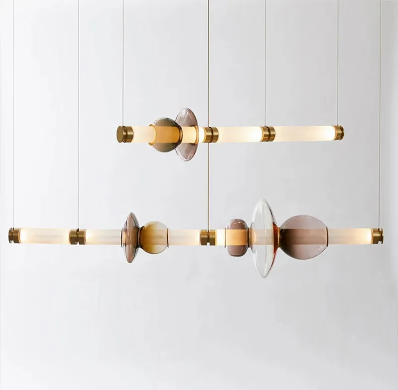 Stellar Orbit Linear LED Minimalist Pendant Light