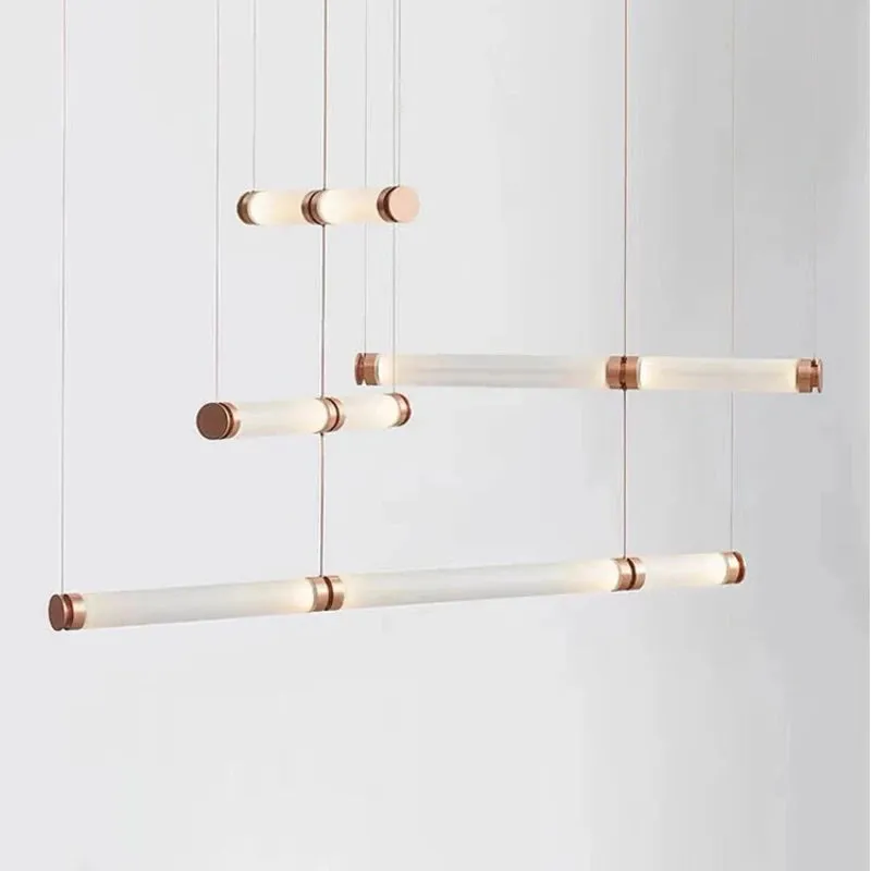 Stellar Orbit Linear LED Minimalist Pendant Light