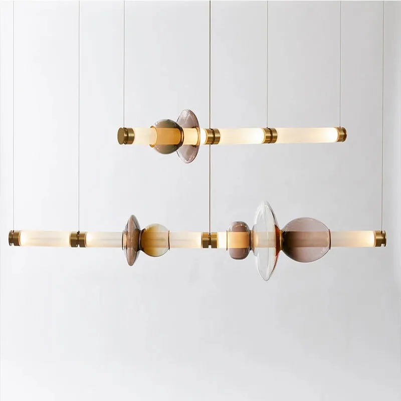 Stellar Orbit Linear LED Minimalist Pendant Light