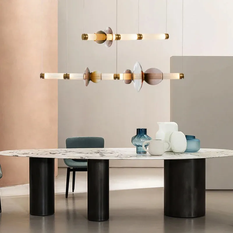 Stellar Orbit Linear LED Minimalist Pendant Light