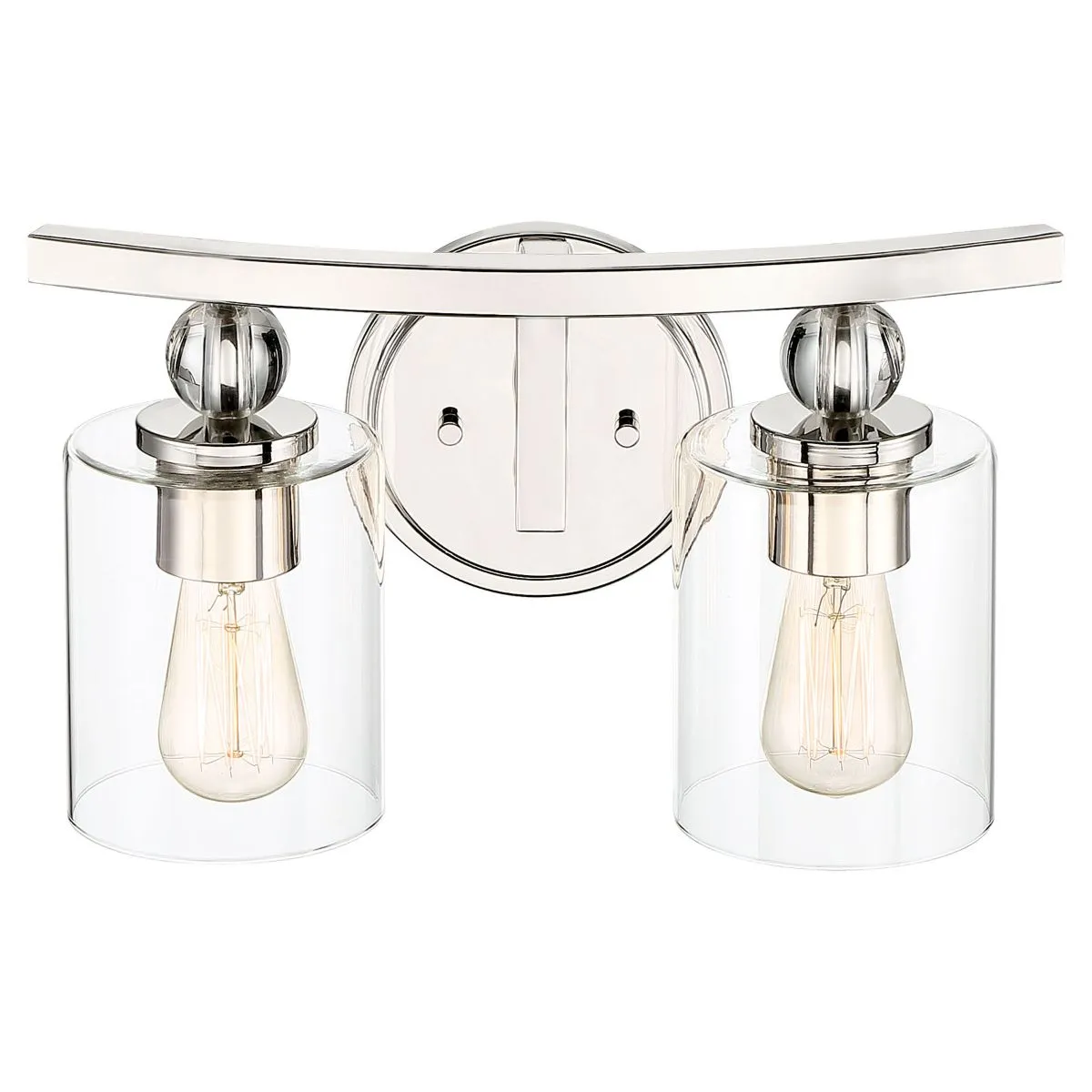 Studio 5 16 in. 2 Lights Vanity Light Polished Nickel finish