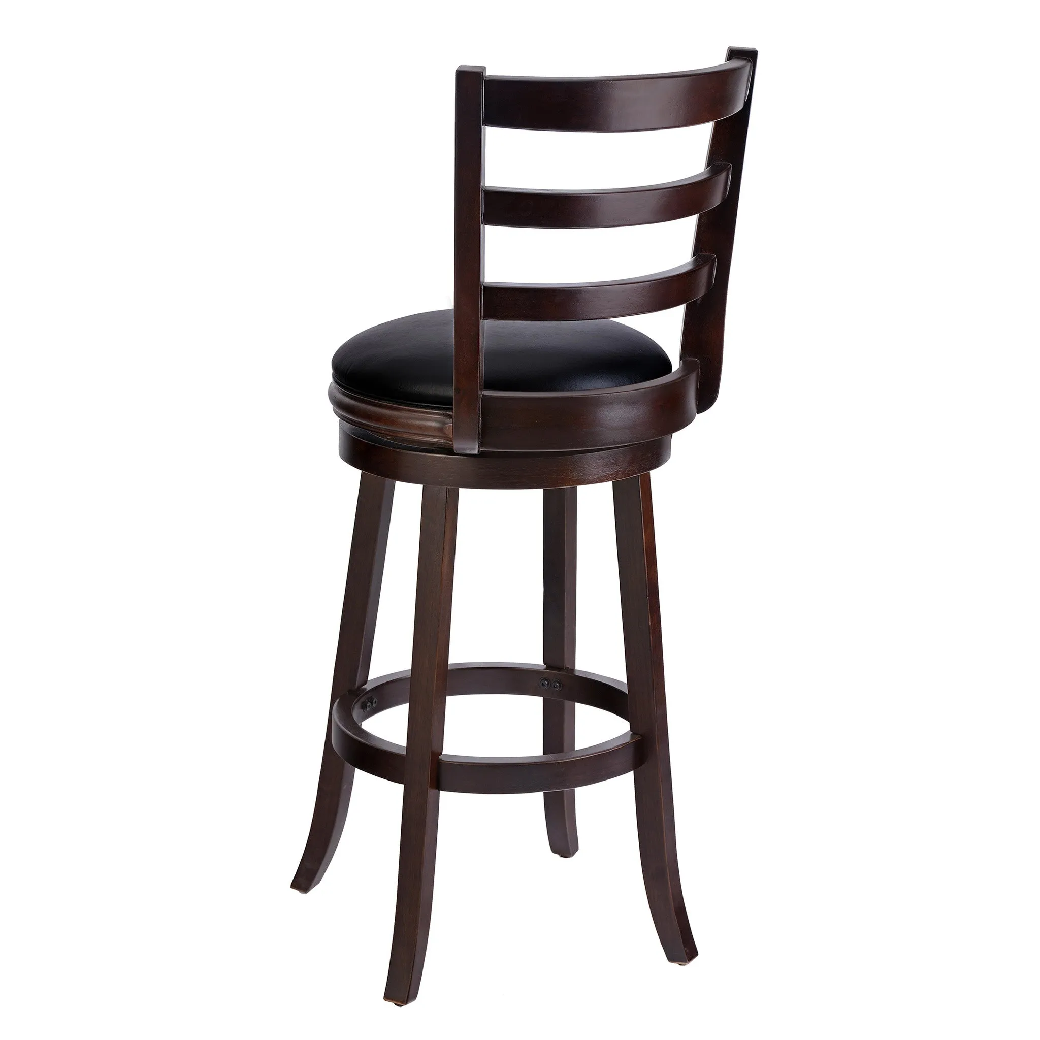 Techni Mobili Wood Bar stool Have Padded Swivel Seat