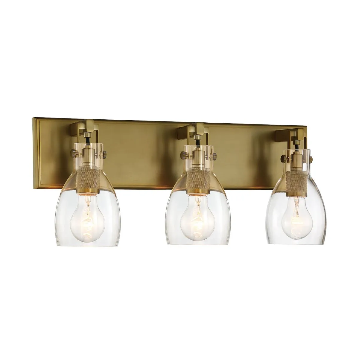 Tiberia 22 in. 3 Lights Vanity Light Brass finish