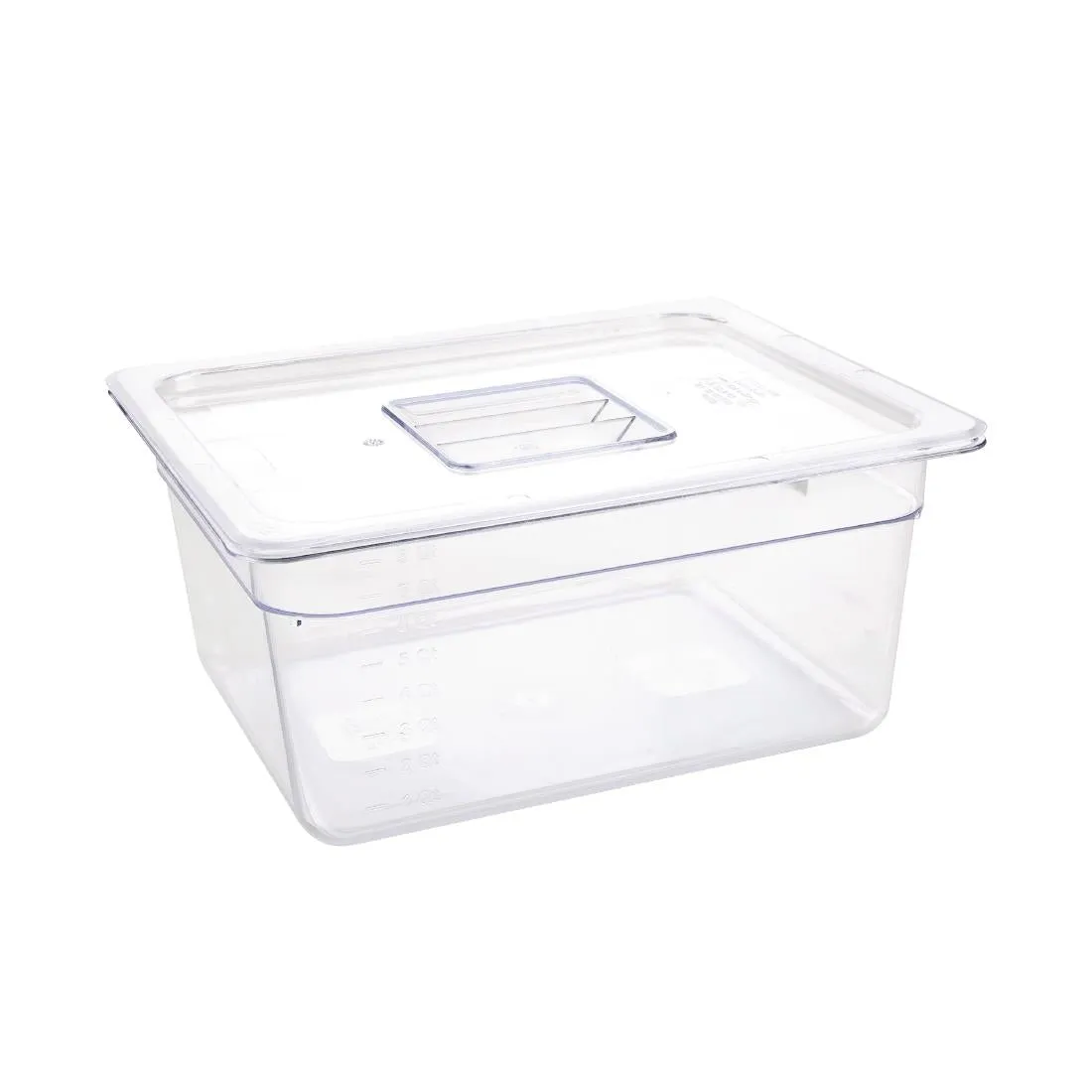 U230 Vogue Polycarbonate 1/2 Gastronorm Container 150mm Clear