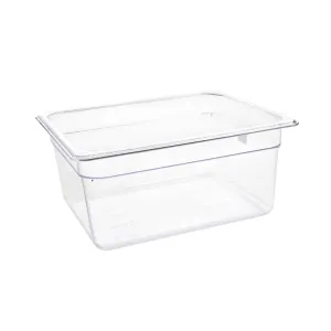 U230 Vogue Polycarbonate 1/2 Gastronorm Container 150mm Clear