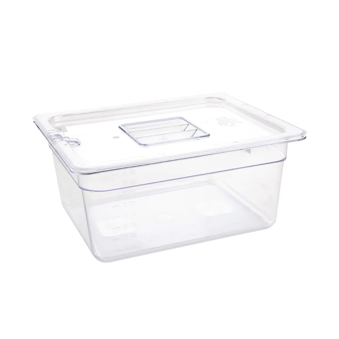 U230 Vogue Polycarbonate 1/2 Gastronorm Container 150mm Clear