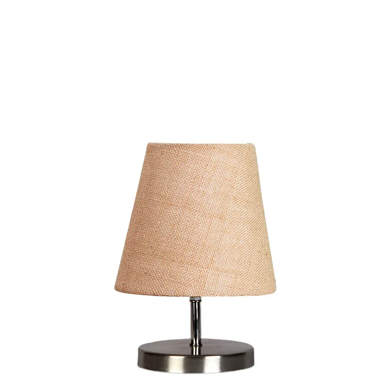 Vidro Table Lamp With Jute Shade  - Beige