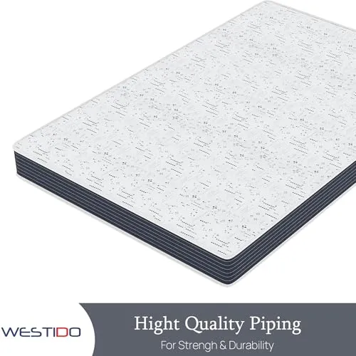 WESTIDO RehabRest Multiple Memory Foam | High Resilience (HR) Foam Knitted Fabric Single Size Orthopedic Mattress Ortho6inch72x36